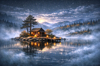 Island At Night